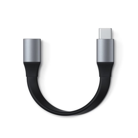 Кабель-удлинитель Satechi USB-C. Type-C Male — Type-C Female, 12см.