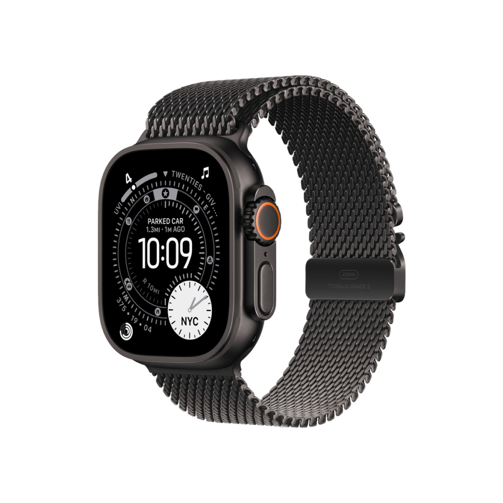 Apple Watch Ultra 3 (2025), 49 мм, корпус из титана черного цвета, ремешок "миланская петля" Apple Watch Ultra 3 (2025), 49 мм, корпус из титана черного цвета, ремешок "миланская петля"