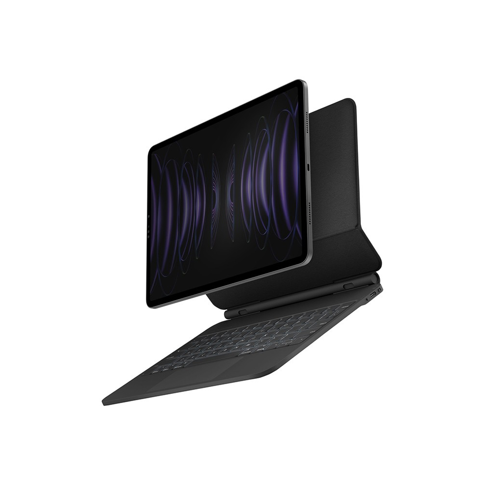 Беспроводная клавиатура Uniq VENNO Pro Magnetic keyboard folio для iPad Air 11 2024. Цвет: чёрный
