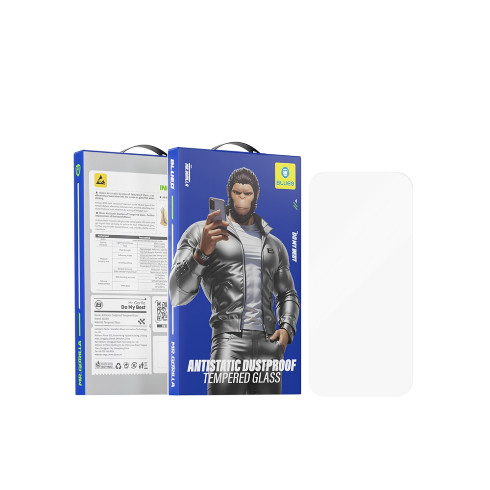 Защитное стекло BlueO Clear HD для iPhone 17/17 Pro