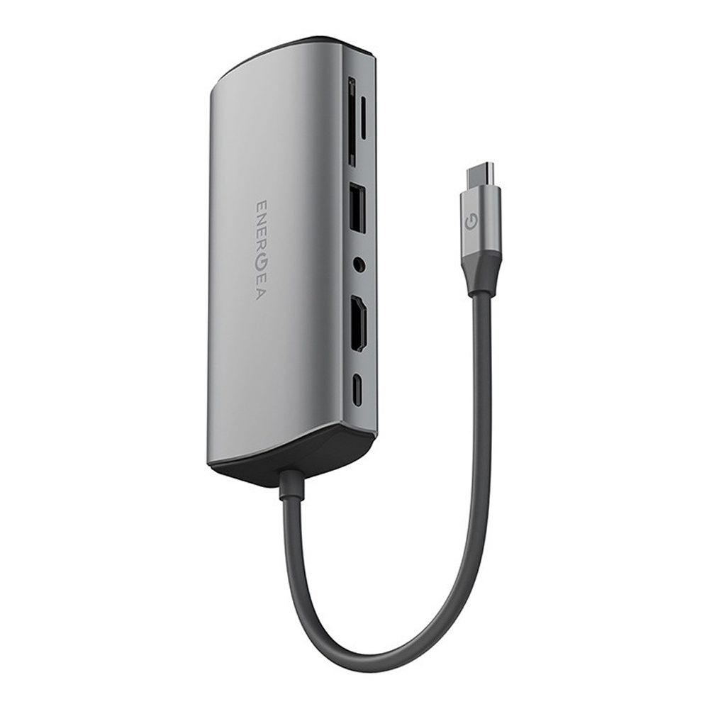 USB-хаб EnergEA AluHUB Max 11-in-1 Superspeed Aluminium USB-C 100W. Цвет: серый USB-хаб EnergEA AluHUB Max 11-in-1 Superspeed Aluminium USB-C 100W. Цвет: серый