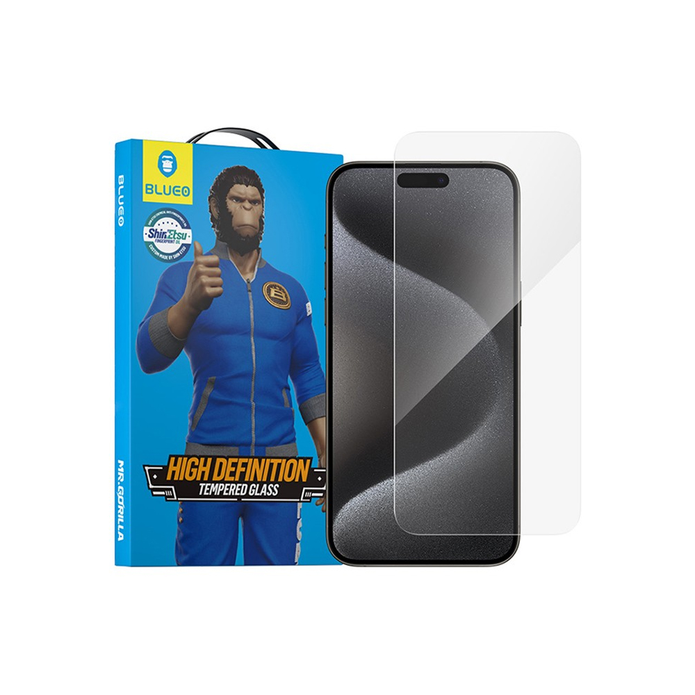 Защитное стекло BlueO Clear HD для iPhone 16 Pro Max