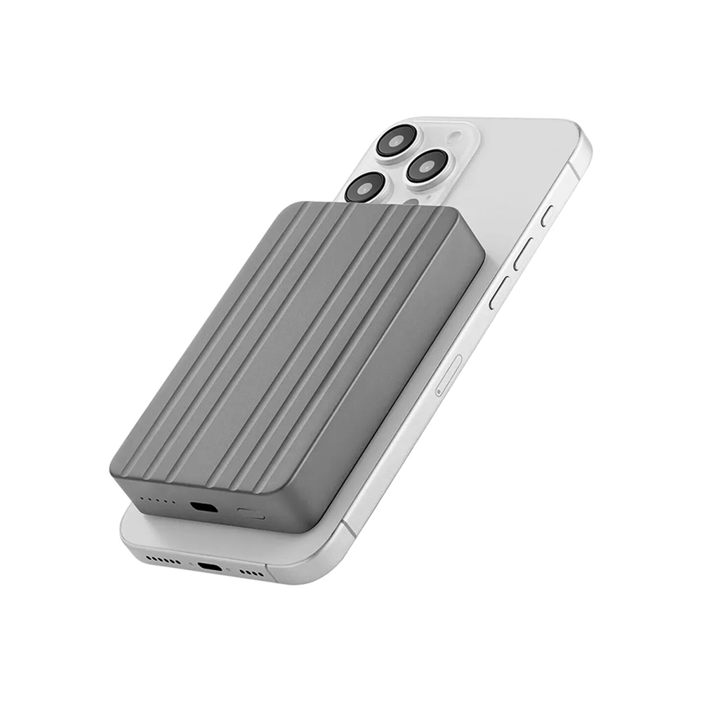 Внешний аккумулятор uBear Icon Magnetic Power bank, 10000mAh, PD 20W. Цвет: серый