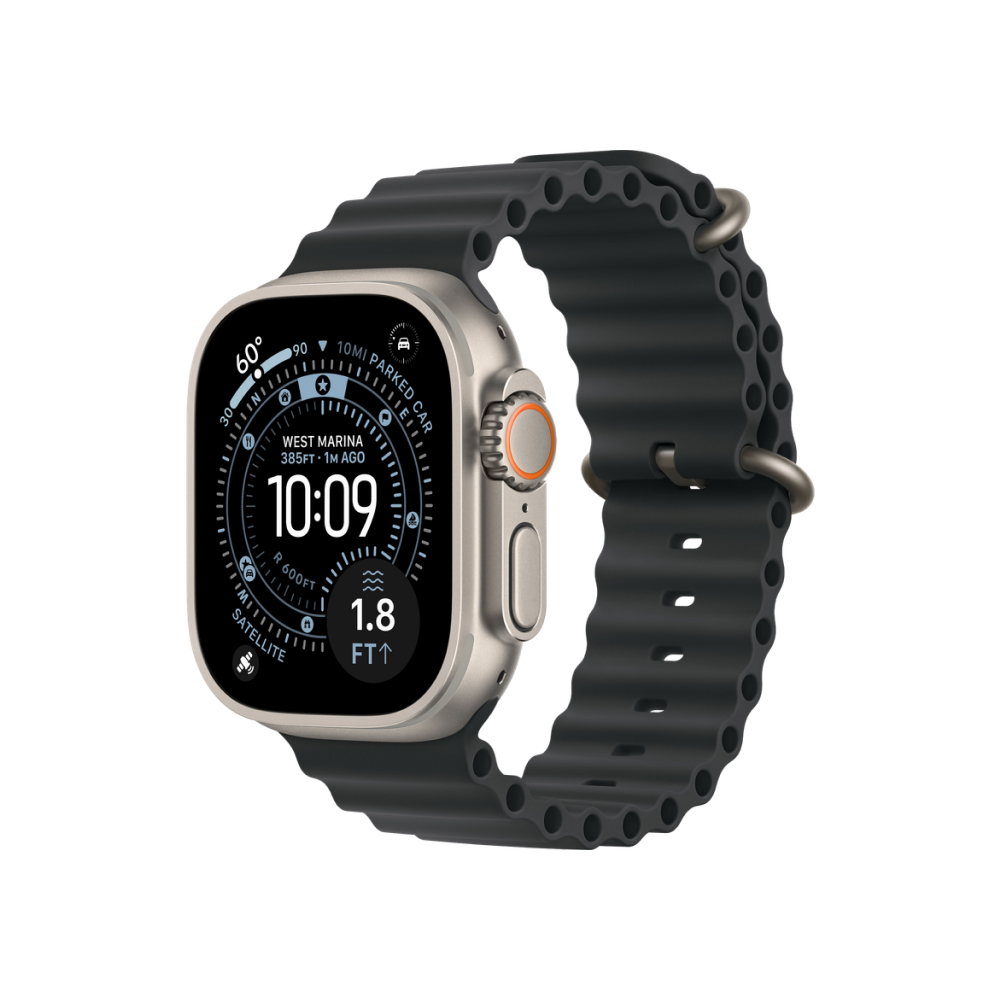 Apple Watch Ultra 3 (2025), 49 мм, корпус из титана природного цвета, ремешок "океаническая петля" Apple Watch Ultra 3 (2025), 49 мм, корпус из титана природного цвета, ремешок "океаническая петля"