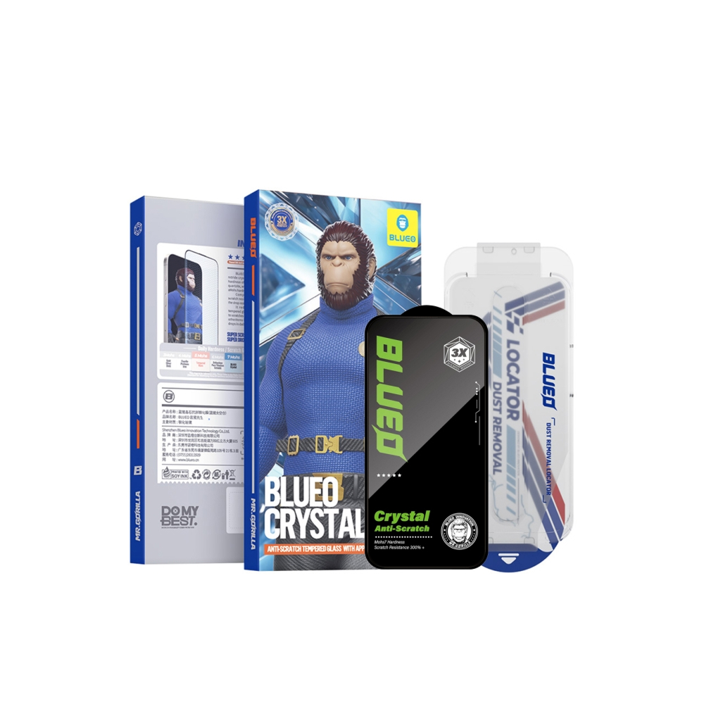 Защитное стекло BlueO Crystal Anti-Scratch для iPhone 17 Pro Max/16 Pro Max