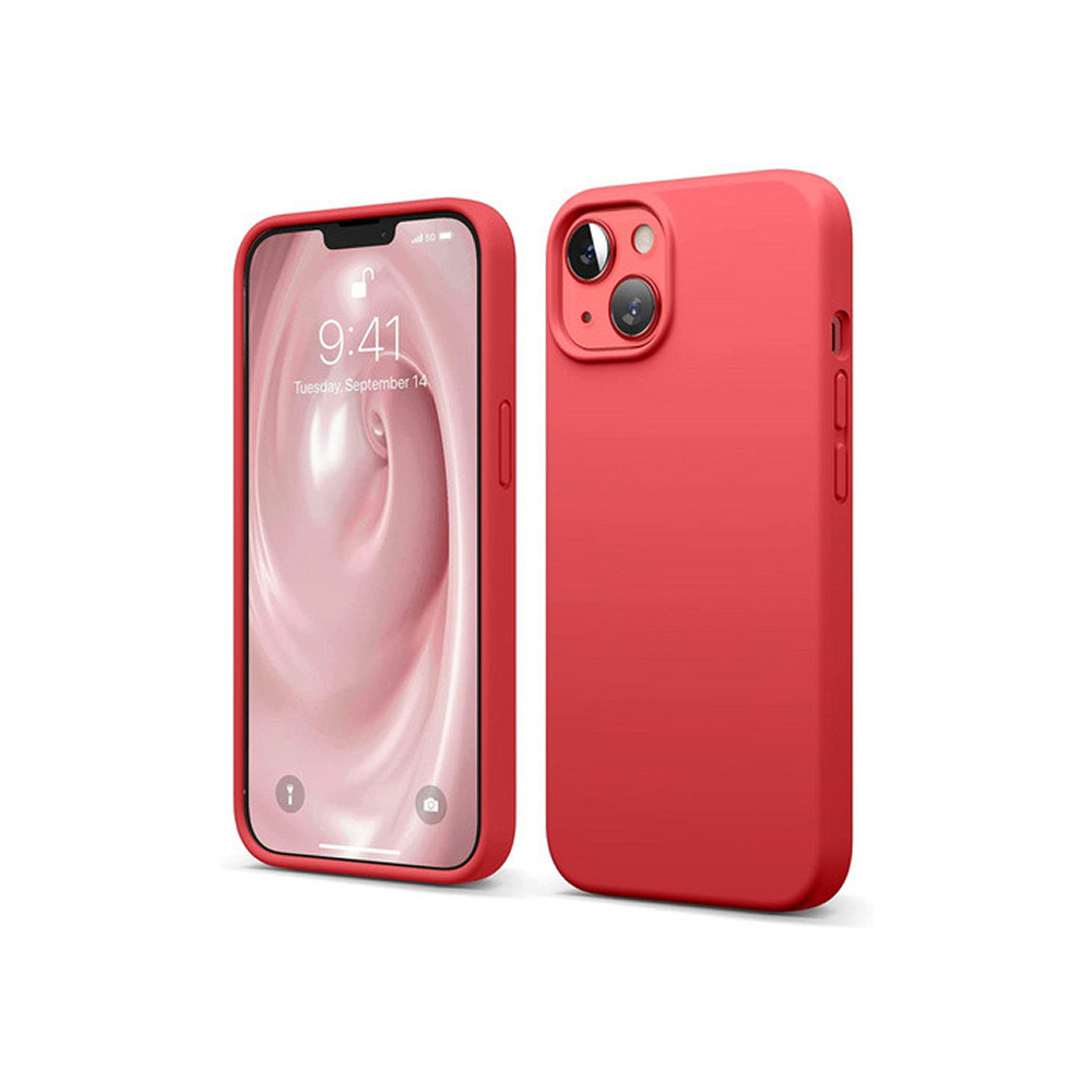 Чехол Elago Soft silicone (Liquid) для iPhone 13. Цвет: красный
