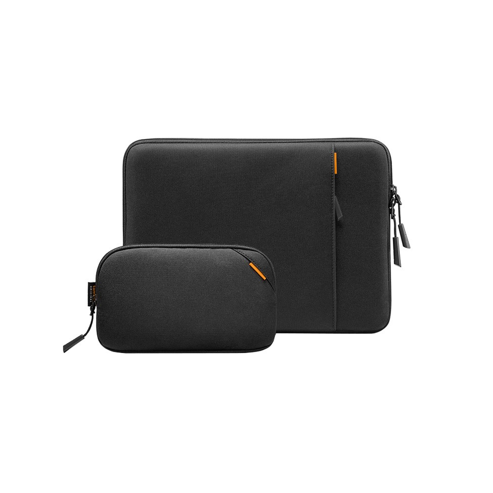 Чехол + органайзер Tomtoc Defender-A13 Laptop Sleeve Kit для ноутбуков 13"/14". Цвет: черный