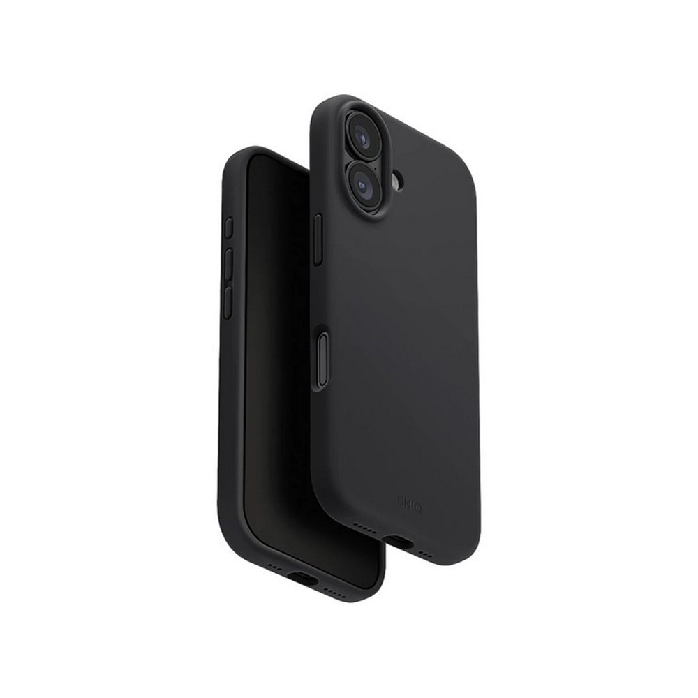 Чехол Uniq LINO MagSafe для iPhone 17. Цвет: угольно-серый
