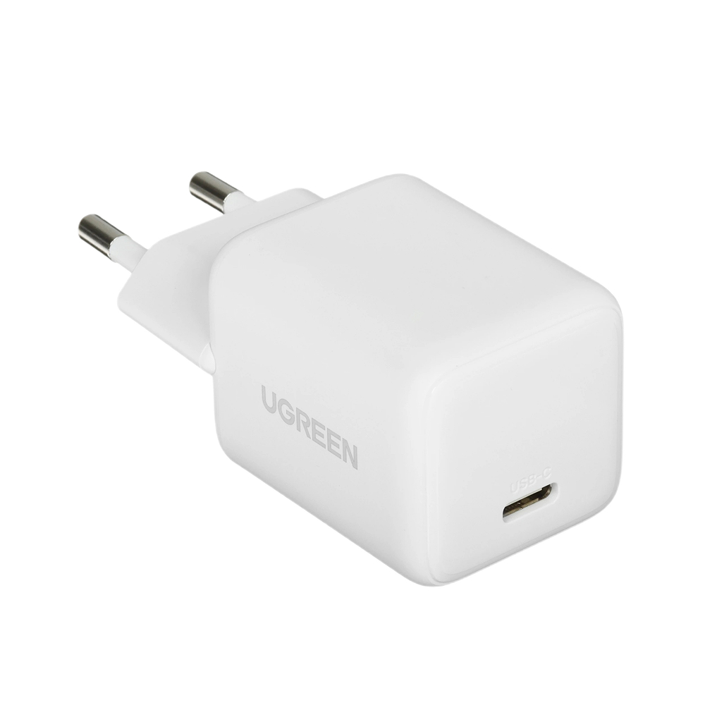Сетевое зарядное устройство UGREEN X513 30W USB-C GaN Fast Charger. Цвет: белый