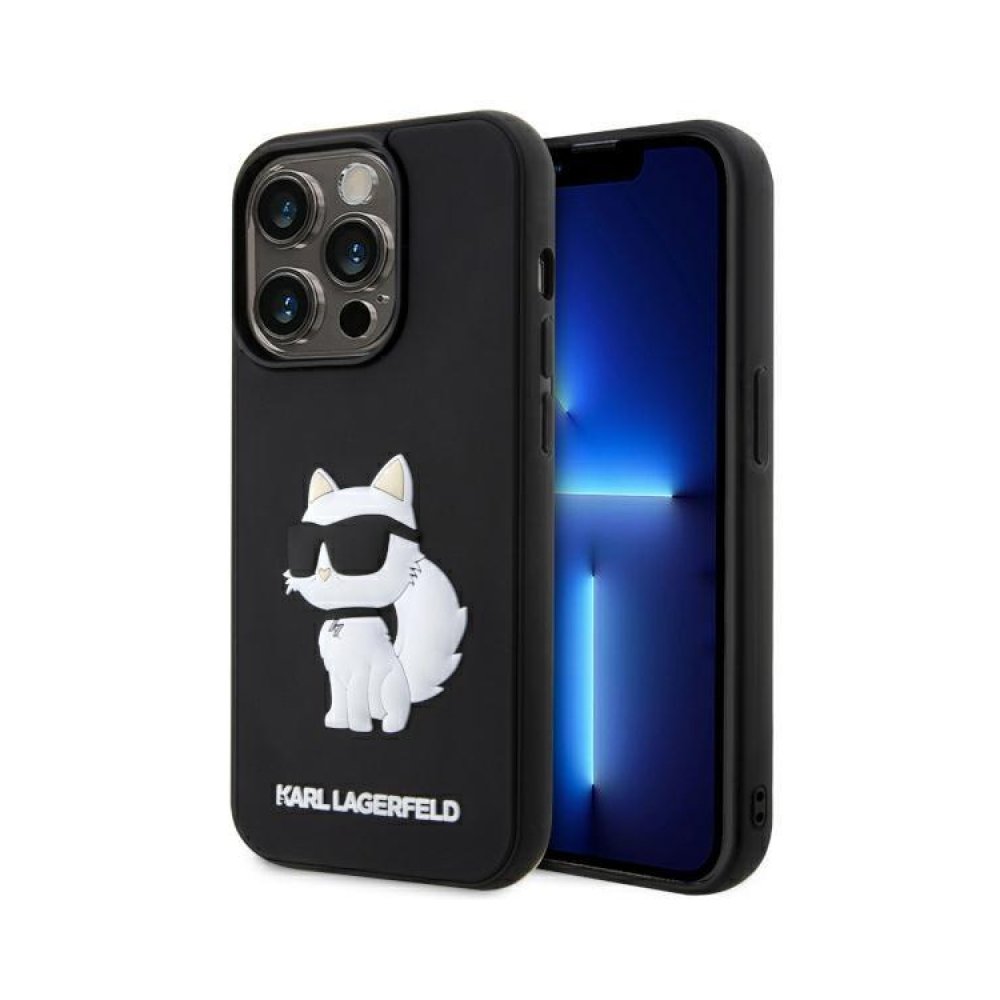 Чехол Lagerfeld для iPhone 14 Pro Max 3D Rubber NFT Choupette Hard. Цвет: чёрный Чехол Lagerfeld для iPhone 14 Pro Max 3D Rubber NFT Choupette Hard. Цвет: чёрный
