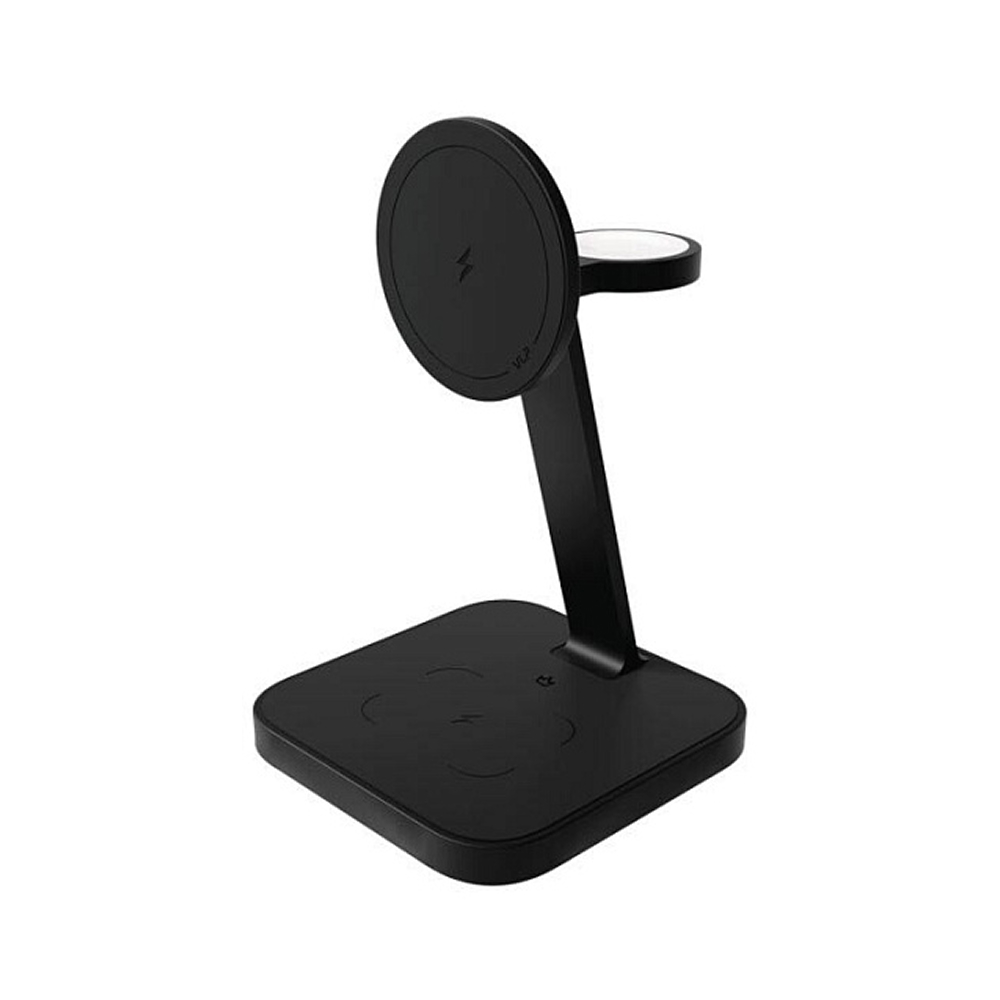 Беспроводное з/у VLP Unity Power 3 в 1 с Magsafe. Цвет: черный титан