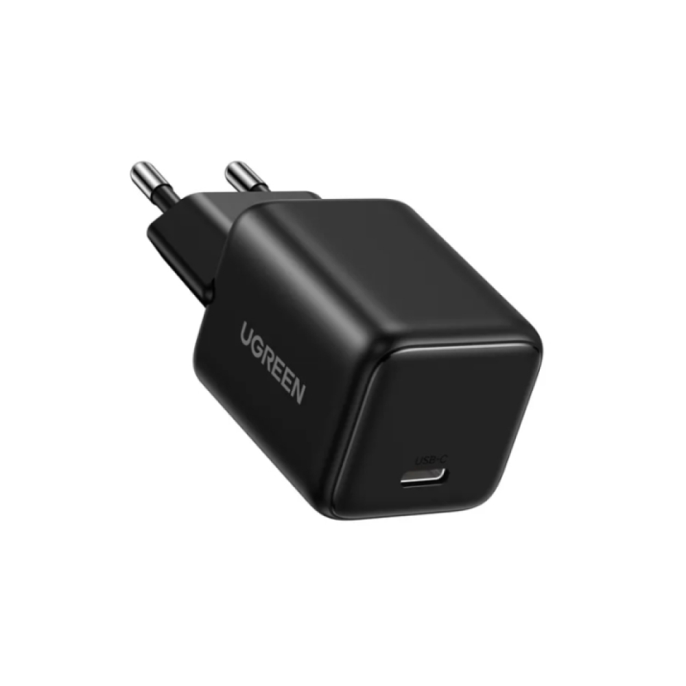 Сетевое зарядное устройство UGREEN X513 30W с кабелем USB-C - USB-C, 1м. Цвет: черный