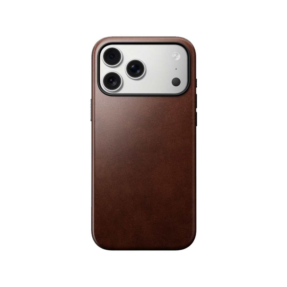 Чехол Nomad Modern Leather Case для iPhone 17 Pro Max. Цвет: коричневый