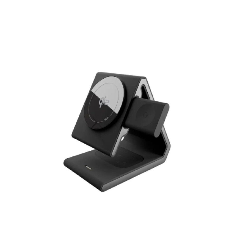 Беспроводное з/у VLP Delta Power 3 в 1 с Magsafe. Цвет: черный