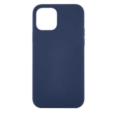 Чехол Ubear Touch Case для iPhone 12 Pro Max, силиконовый, софт-тач. Цвет: тёмно-синий