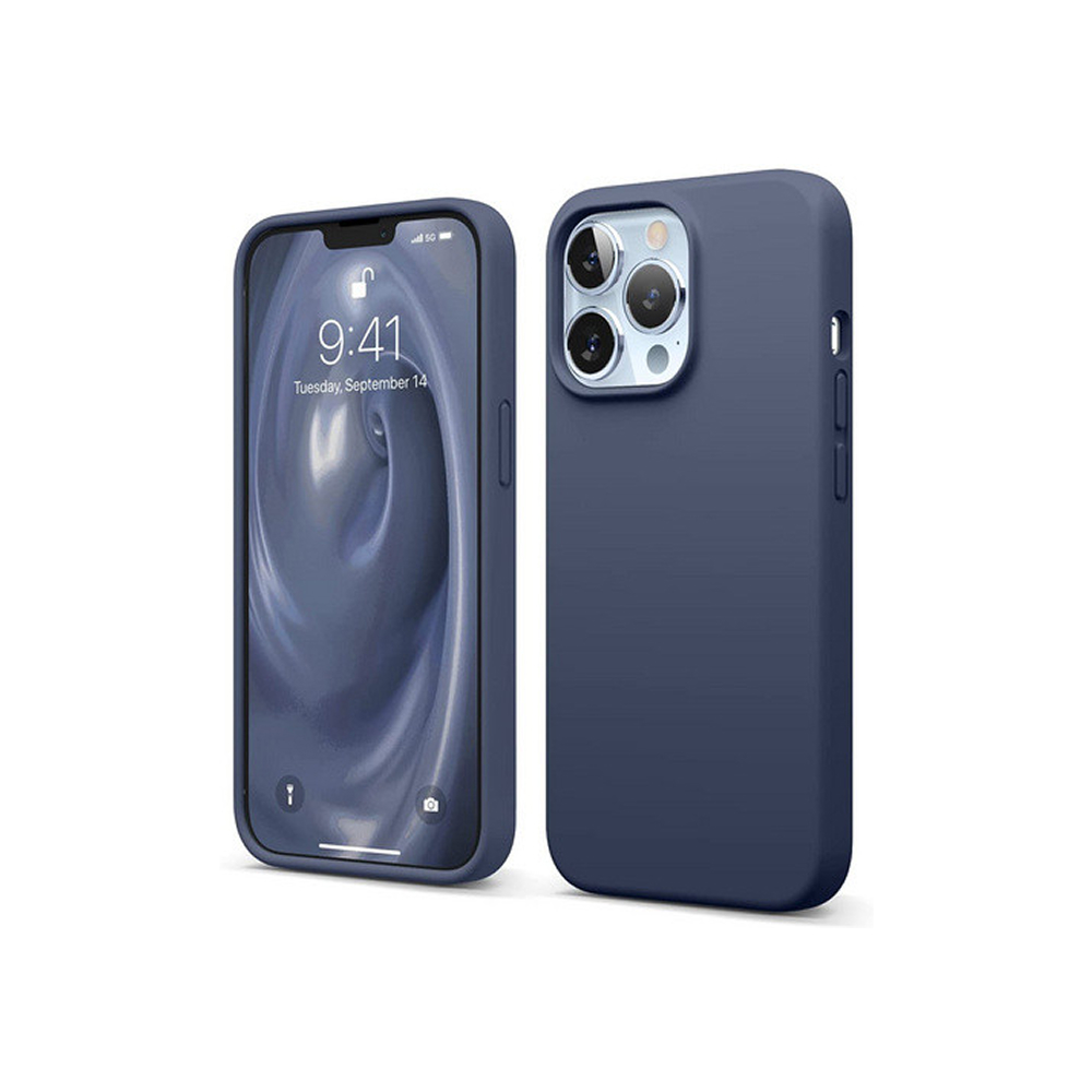 Чехол Elago Soft silicone (Liquid) для iPhone 13 Pro. Цвет: синий