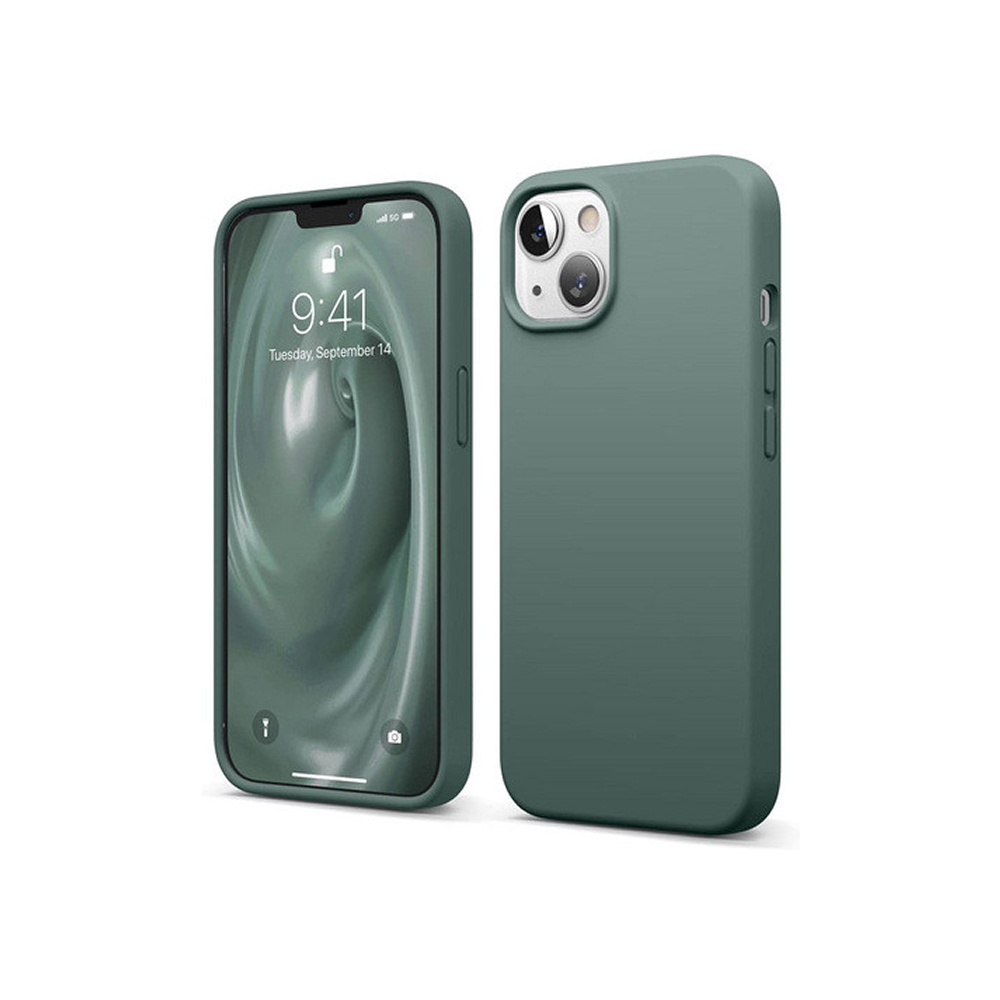 Чехол Elago Soft silicone (Liquid) для iPhone 13. Цвет: зеленый