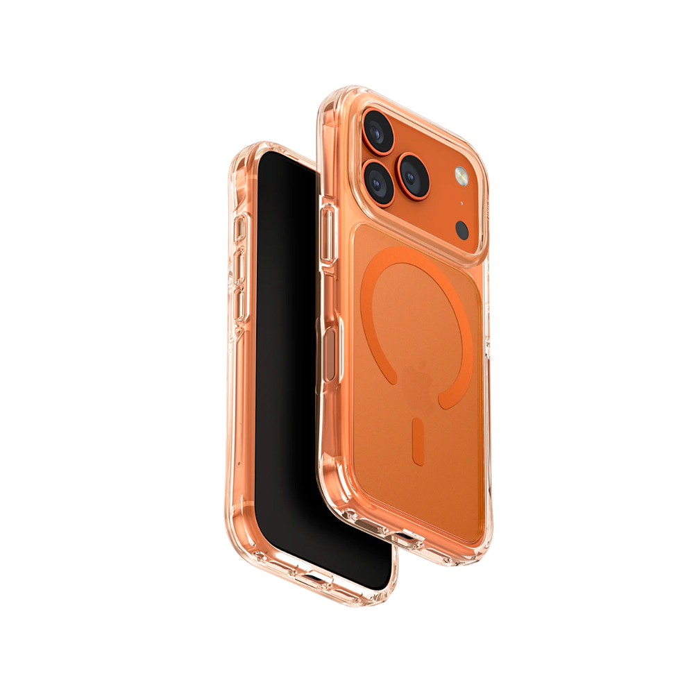 Чехол Uniq Lifepro Xtreme с MagSafe для iPhone 17 Pro. Цвет: матовый оранжевый