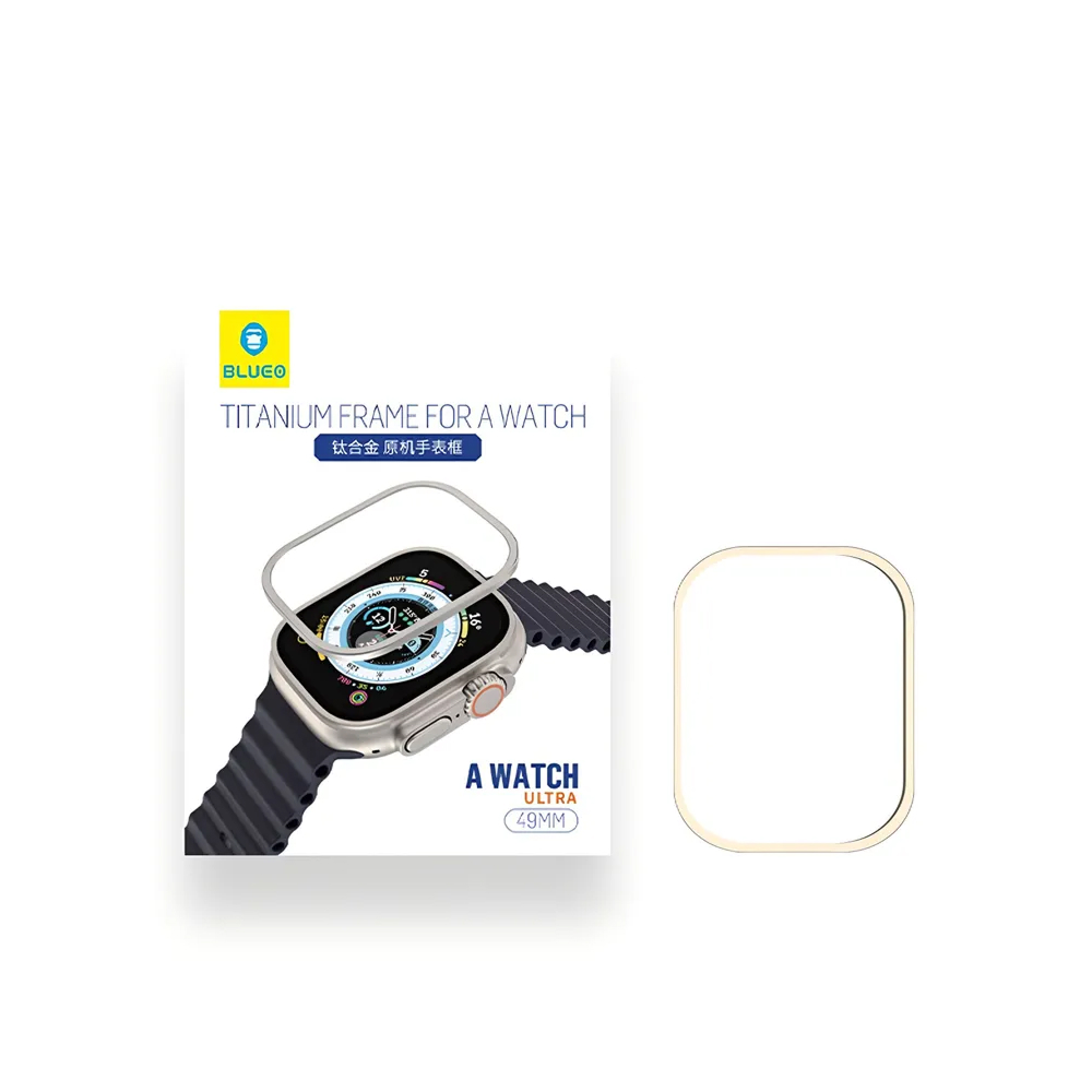 Защитная рамка BlueO Titanium Frame Silver для Apple Watch Ultra 49 мм