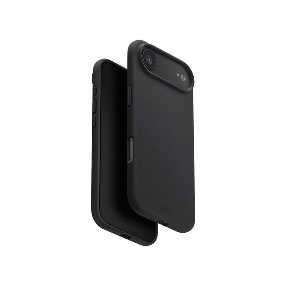 Чехол Uniq LINO MagSafe для iPhone 17 Air. Цвет: угольно-серый