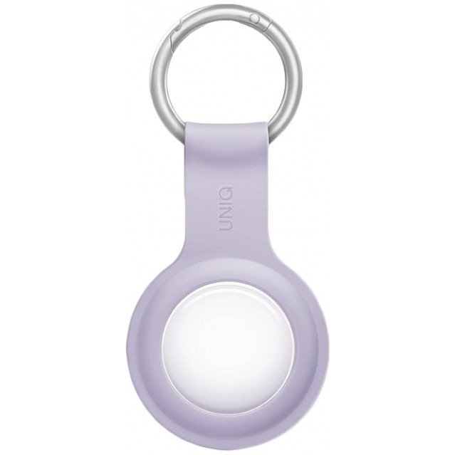 Силиконовый чехол Uniq Lino для AirTag. Цвет: лавандовый