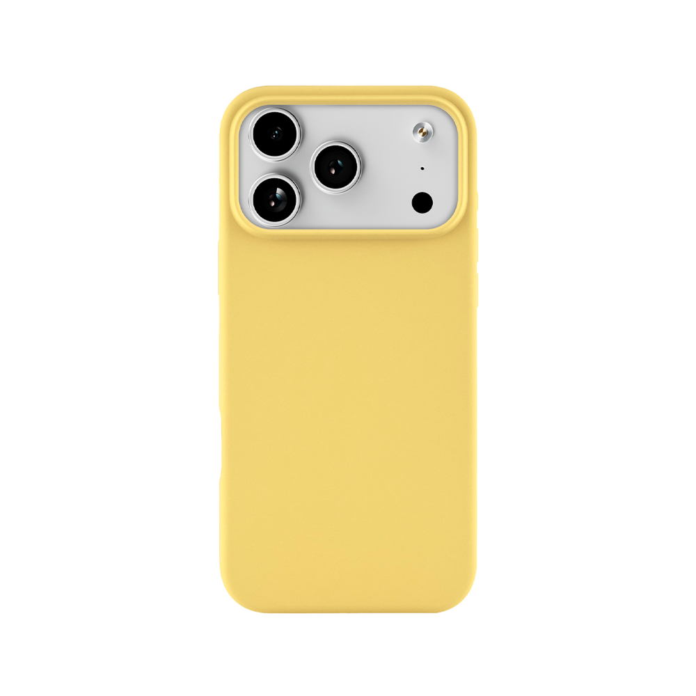 Чехол uBear Touch Mag Case для iPhone 17 Pro. Цвет: светло-жёлтый