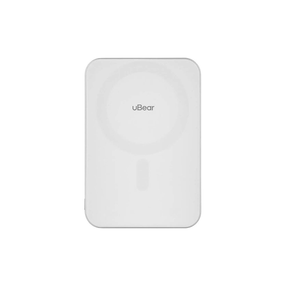 Внешний аккумулятор uBear Slide Magnetic Power bank, 10000mAh, PD 20W. Цвет: белый
