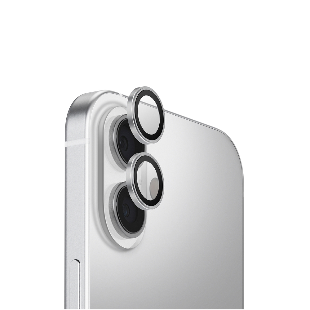 Защитное стекло Uniq OPTIX Camera Lens AluGuard для iPhone 17 Air. Цвет: серебристый