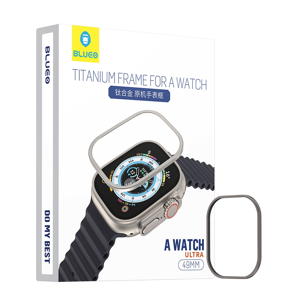 Защитная рамка BlueO Titanium Frame Black Titanium для Apple Watch Ultra 49 мм