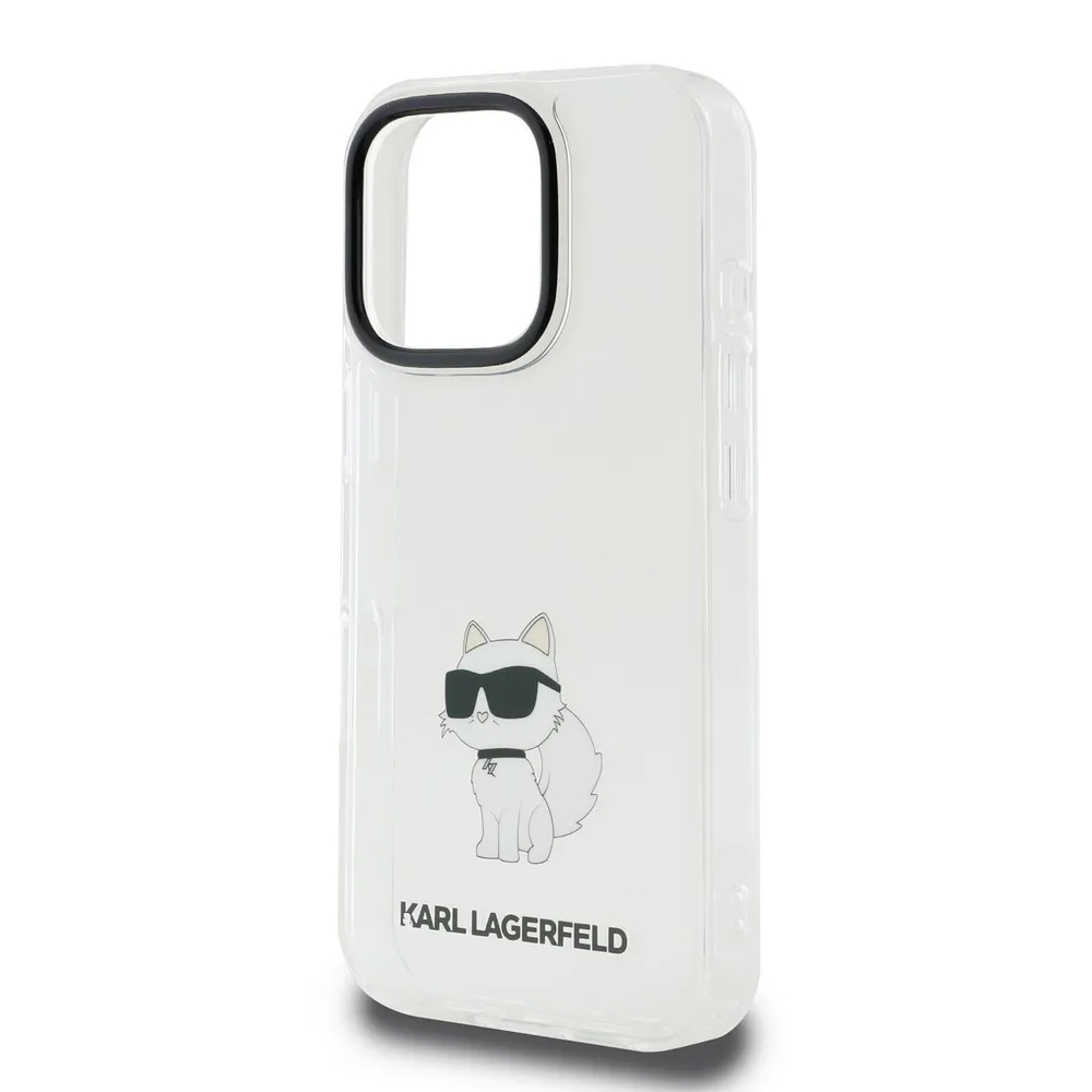 Чехол Lagerfeld PC/TPU NFT Choupette для iPhone 16 Pro Max. Цвет: прозрачный