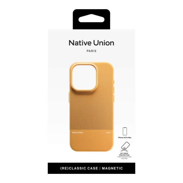 Чехол защитный Native Union (RE)CLASSIC CASE с MagSafe для iPhone 16 Pro Max. Цвет: крафт