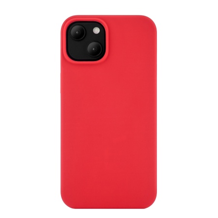 Чехол Ubear Touch Mag Case для iPhone 14, софт-тач силикон. Цвет: красный