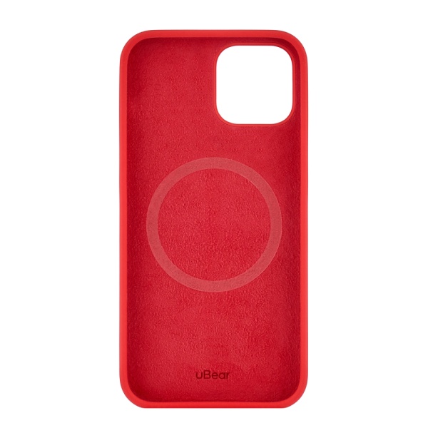 Чехол Ubear Touch Mag Case для iPhone 14, софт-тач силикон. Цвет: красный