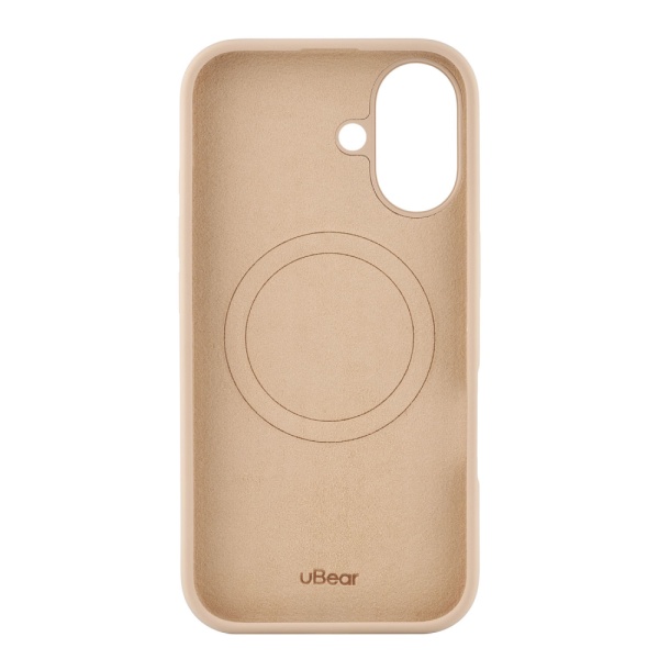 Чехол защитный uBear Touch Mag Case для iPhone 16. Цвет: латте