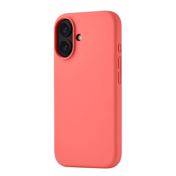 Чехол защитный uBear Touch Mag Case для iPhone 16. Цвет: коралловый