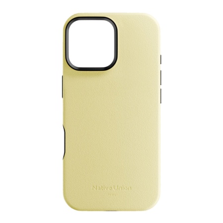 Чехол защитный Native Union Active Case с MagSafe для iPhone 16 Pro Max. Цвет: лимонный