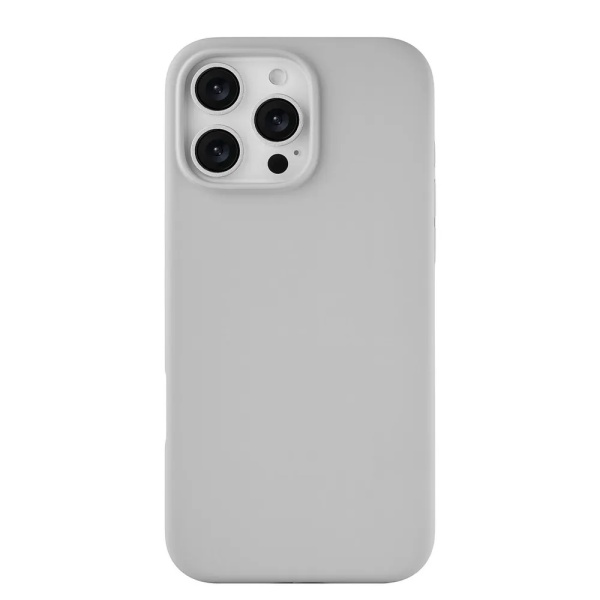 Чехол защитный uBear Touch Mag Case для iPhone 16 Pro Max. Цвет: светло-серый