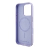 Чехол Lagerfeld Liquid Silicone NFT Karl & Choupette MagSafe для iPhone 16 Pro Max. Цвет: фиолетовый