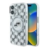 Чехол Lagerfeld PC/TPU Monogram NFT Karl & Choup Metal Cam MagSafe для iPhone 16. Цвет: прозрачный