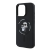 Чехол Lagerfeld Liquid Silicone NFT Karl & Choupette MagSafe для iPhone 16 Pro. Цвет: черный