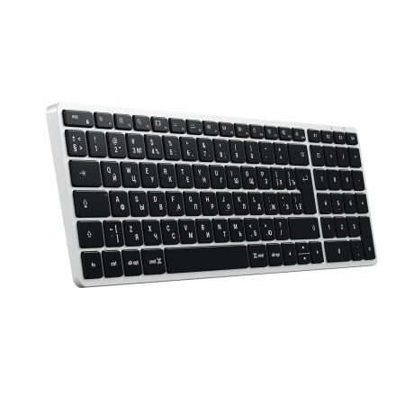 Беспроводная клавиатура Satechi Slim X2 Bluetooth Keyboard RU. Цвет: серебристый