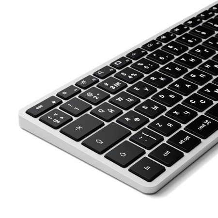 Беспроводная клавиатура Satechi Slim X2 Bluetooth Keyboard RU. Цвет: серебристый