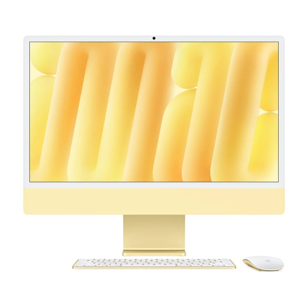 Apple iMac 24" (M4, 2024) 10/10 16 ГБ / 256 ГБ SSD Цвет: Желтый