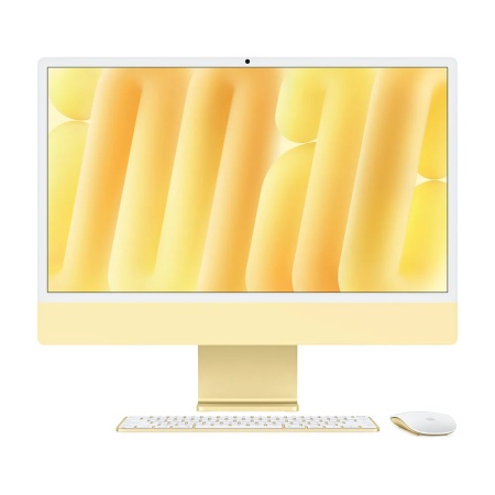 Apple iMac 24" (M4, 2024) 10/10 16 ГБ / 256 ГБ SSD Цвет: Желтый