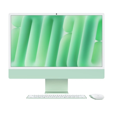 Apple iMac 24" (M4, 2024) 10/10 16 ГБ / 256 ГБ SSD Цвет: Зеленый