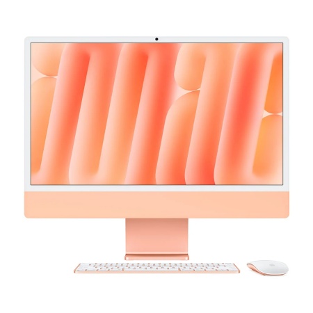 Apple iMac 24" (M4, 2024) 10/10 16 ГБ / 256 ГБ SSD Цвет: Оранжевый