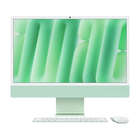 Apple iMac 24" (M4, 2024) 10/10 16 ГБ / 512 ГБ SSD Цвет: Зеленый