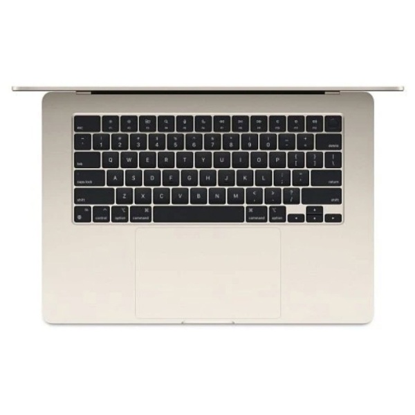 Ноутбук Apple MacBook Air 13" (M3, 2024), 8 ГБ / 256 ГБ SSD Цвет: "Сияющая звезда"