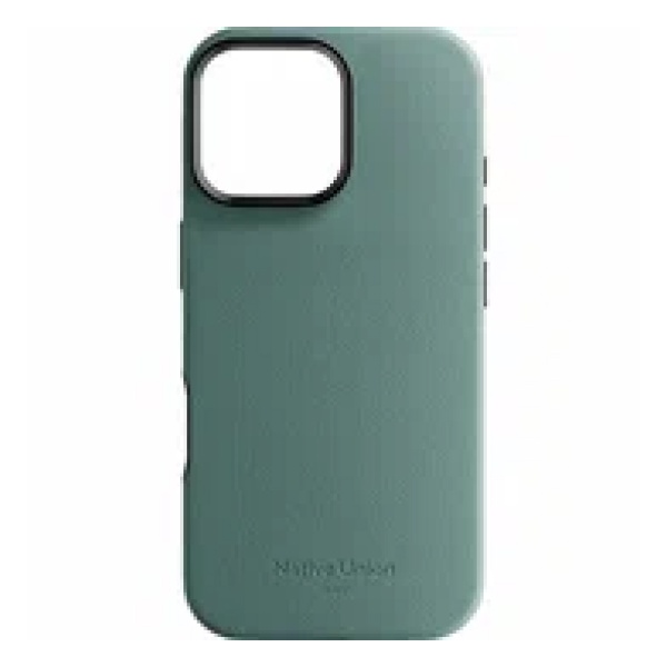 Чехол защитный Native Union Active Case с MagSafe для iPhone 16 Pro. Цвет: зелёный сланец