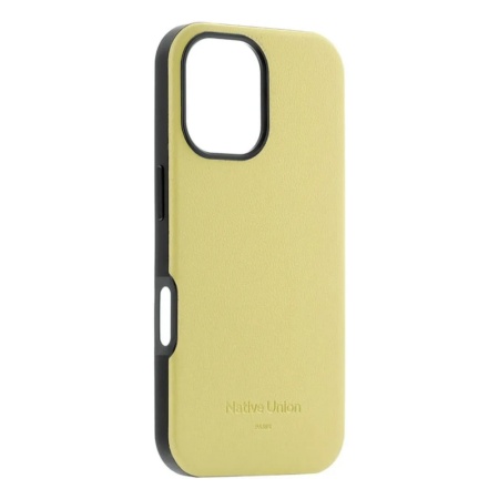 Чехол защитный Native Union Active Case с MagSafe для iPhone 16. Цвет: лимонный